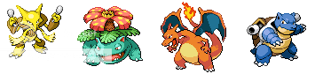 AlakazamVenusaurCharizardandBlastoi.png