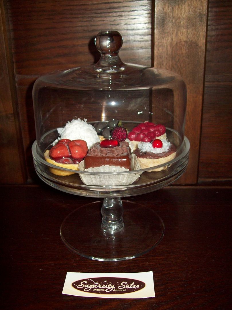 NEW WILLIAMSSONOMA SMALL 9" GLASS DOME COVERED PEDESTAL SERVING STAND CAKE eBay