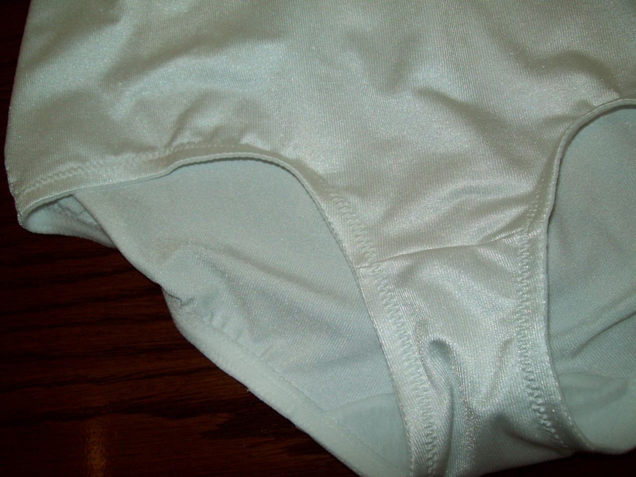 NWT SHAPEWEAR CONTROL BRIEF PANTIES NYLON SPANDEX WHITE L