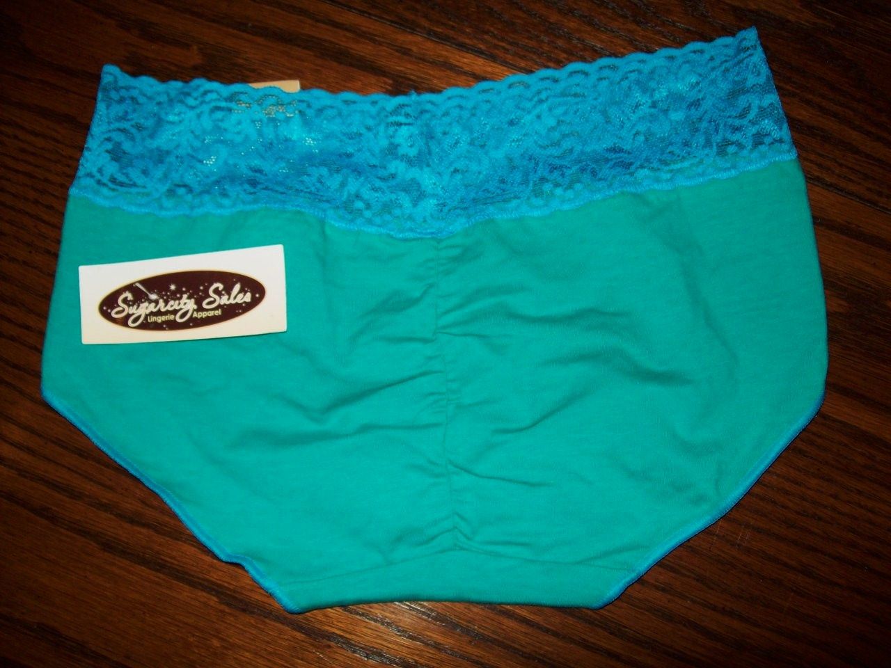 NWT MAIDENFORM CHARMED COTTON HIPSTER PANTIES w LACE WBAND GREEN TURQ CO401 S eBay