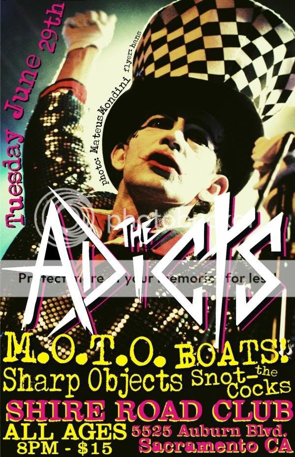June 29th The Adicts